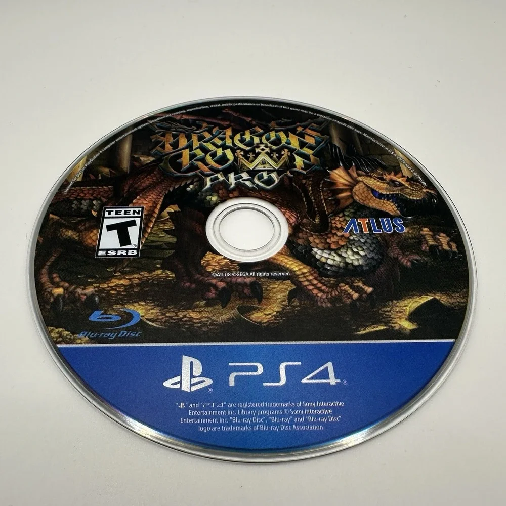 Dragon's Crown Pro - Sony PlayStation 4 - Disc Only Tested Mint Condition